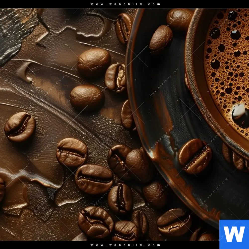 Leinwandbild | Aromatischer Kaffeetraum | Quadrat - Image 4