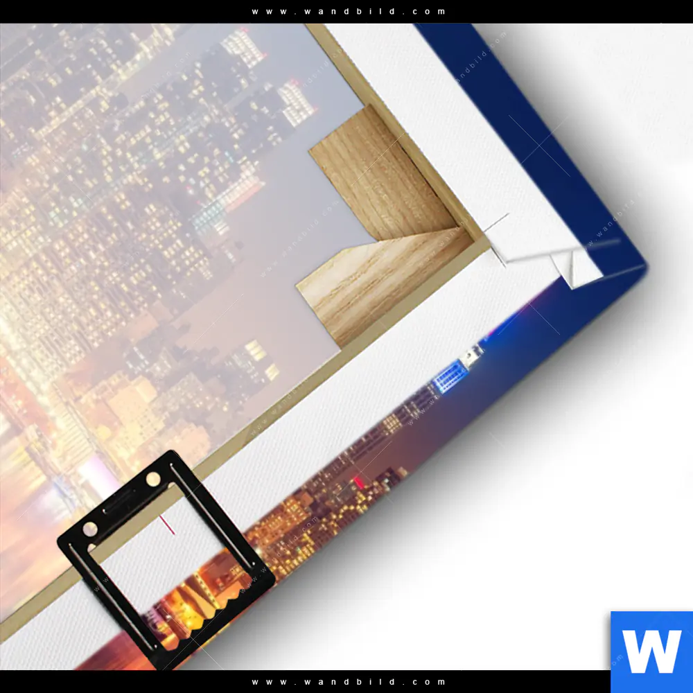 Leinwandbild | Manhattan bei Nacht | Hochformat - Image 3