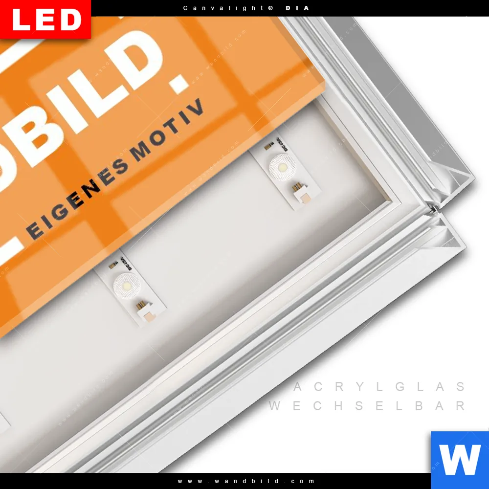 Leuchtbild Acrylglas Canvalight® DIA | Eigenes Motiv | Panorama - Image 3