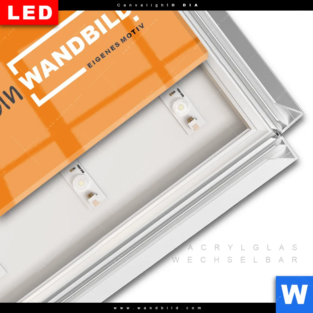 Leuchtbild Acrylglas Canvalight® DIA | Eigenes Motiv | Querformat - Image 3