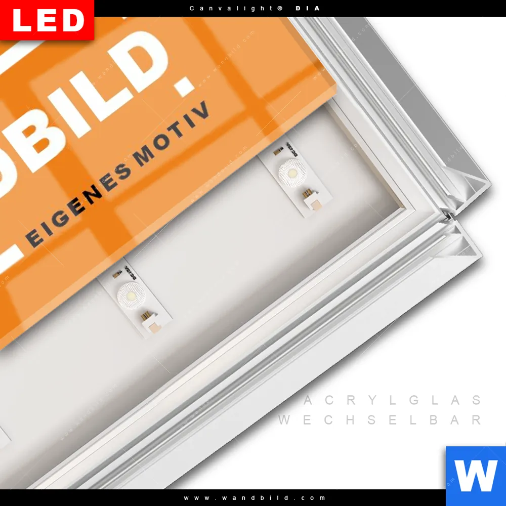 Leuchtbild Acrylglas Canvalight® DIA | Eigenes Motiv | Schmal - Image 3