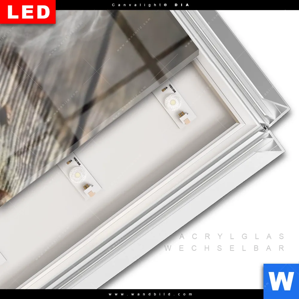 Leuchtbild Acrylglas Canvalight® DIA | Köstlicher Kaffee | Schmal - Image 3