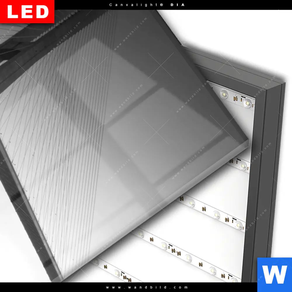 Wechselmotiv Acrylglas Canvalight® DIA | Brücke am weiten Meer | Hochformat - Image 3