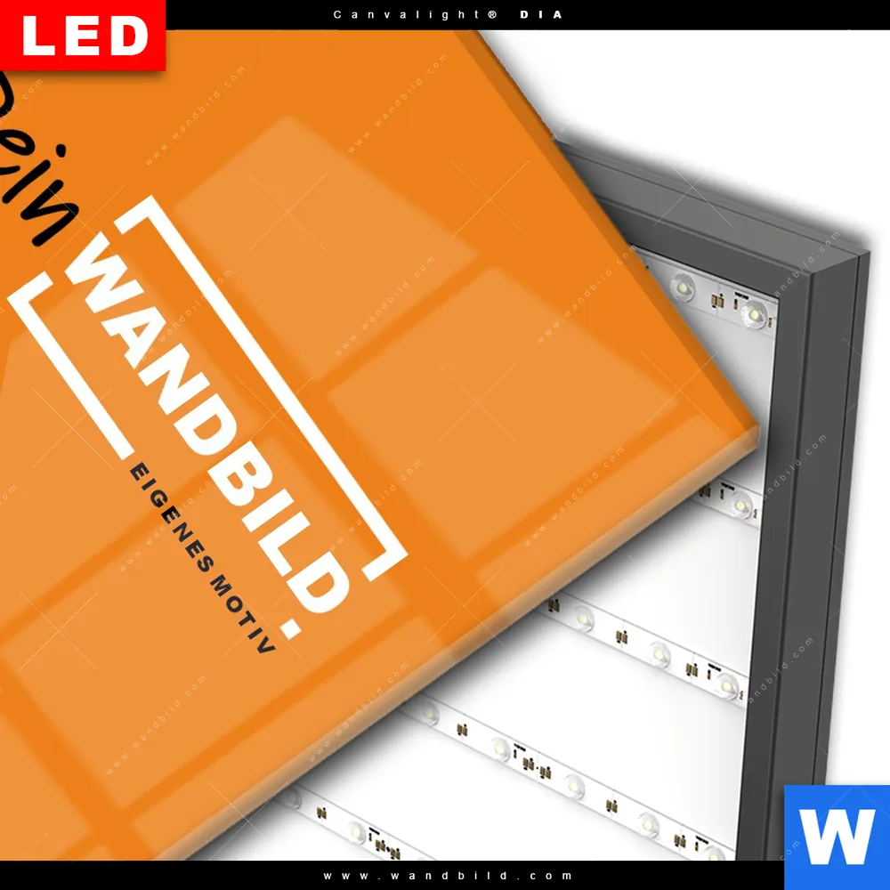 Wechselmotiv Acrylglas Canvalight® DIA | Eigenes Motiv | Quadrat - Image 3