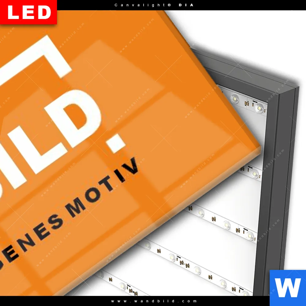 Wechselmotiv Acrylglas Canvalight® DIA | Eigenes Motiv | Schmal - Image 3