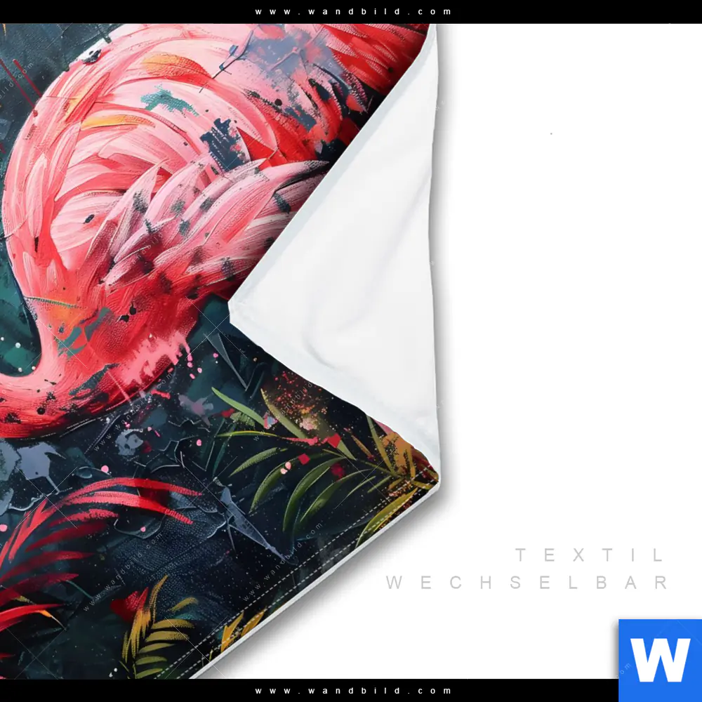 Wechselmotiv | Flamingo - Dschungel Eleganz | Quadrat - Image 3
