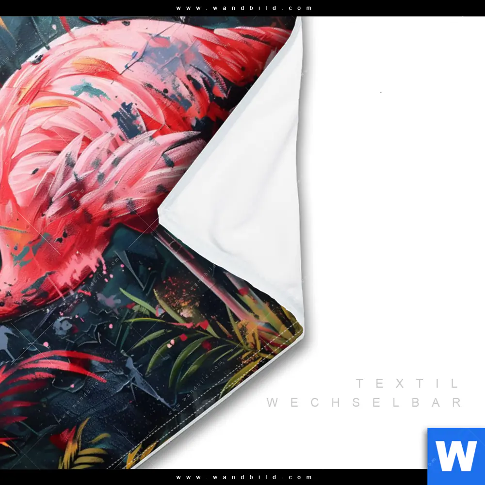 Wechselmotiv | Flamingo - Dschungel Eleganz | Querformat - Image 3