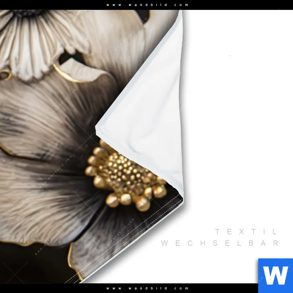 Wechselmotiv | Floraler Totenschädel | Panorama - Image 3