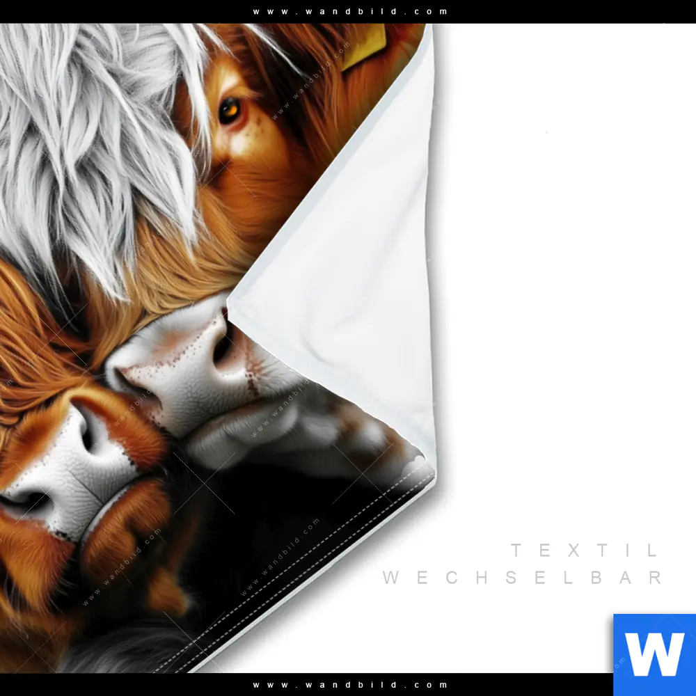 Wechselmotiv | Hochlandrinder - Harmonie der Natur | Querformat - Image 3