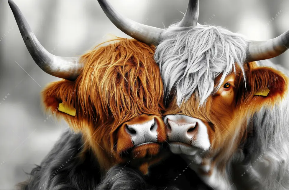 Wechselmotiv | Hochlandrinder - Harmonie der Natur | Schmal - Image 5