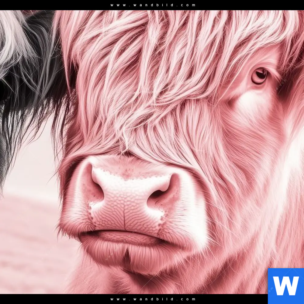 Wechselmotiv | Hochlandrinder - Harmonie in Pastell | Hochformat - Image 4