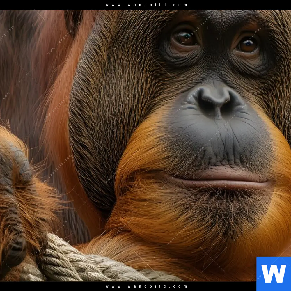 Wechselmotiv | Orang-Utan mit sanftem Blick | Panorama - Image 4